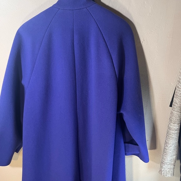 Gorgeous Purple Perry Ellis Wool coat Sz 10 - Picture 7 of 8